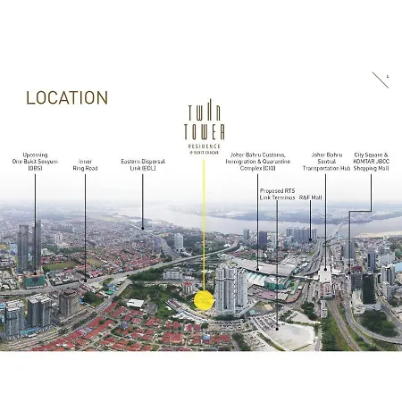 Bukit Cagar Nearest Walk Johor Bahru Custom Ciq By Yha Apartment Exterior photo