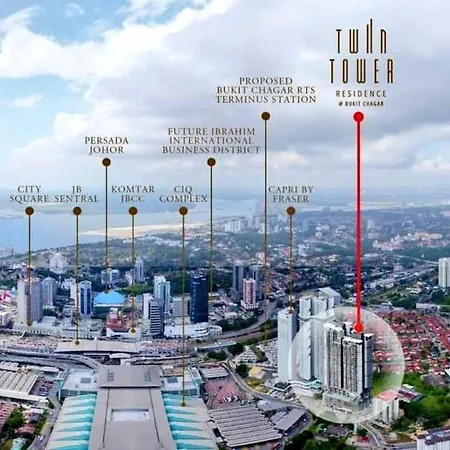 Bukit Cagar Nearest Walk Johor Bahru Custom Ciq By Yha Apartment Exterior photo